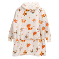 Kids' Oversized Hooded Blanket Hoodie – Dogs Print, Sherpa-Lined, Ages 8–15 | OLIVIA ROCCO