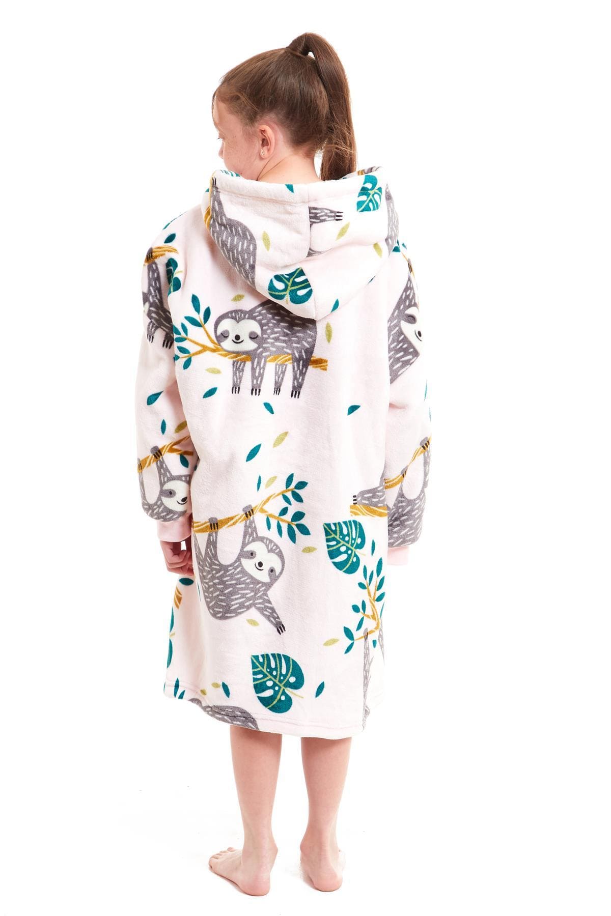 Kids' Oversized Hooded Blanket Hoodie – Sherpa-Lined, Ages 8–15 | OLIVIA ROCCO
