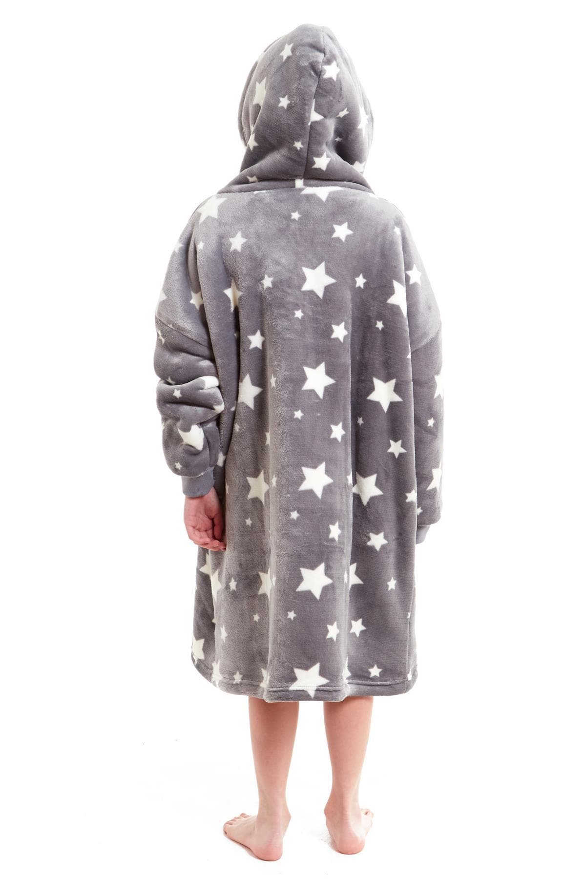 Kids' Oversized Hooded Blanket Hoodie – Sherpa-Lined, Ages 8–15 | OLIVIA ROCCO
