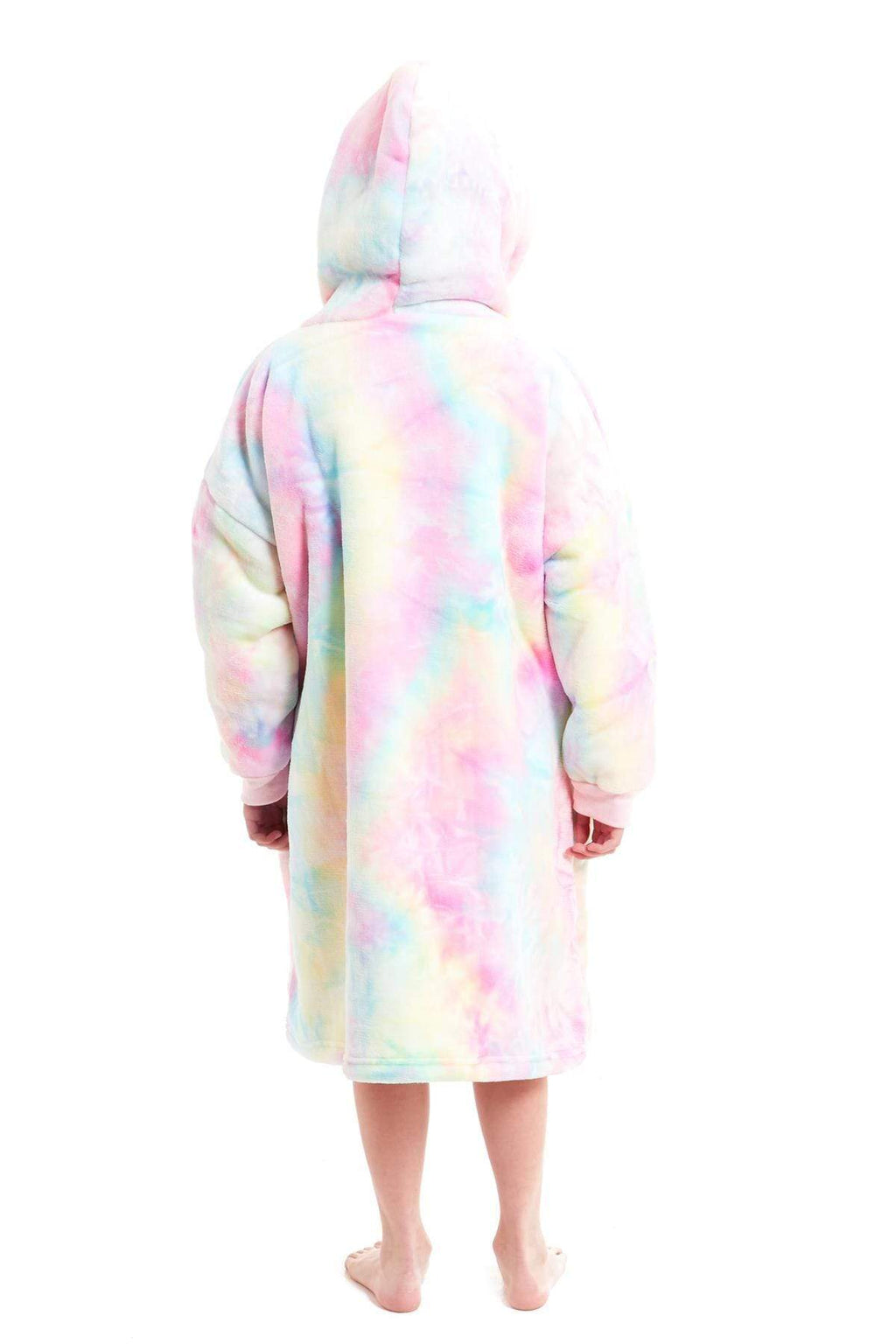 Kids' Oversized Hooded Blanket Hoodie – Sherpa-Lined, Ages 8–15 | OLIVIA ROCCO