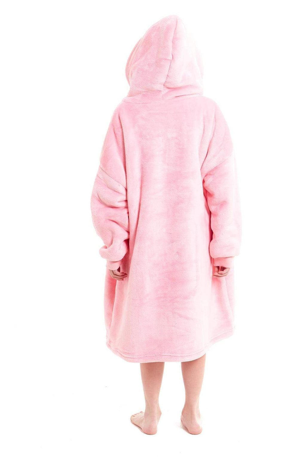 Kids' Oversized Hooded Blanket Hoodie – Sherpa-Lined, Ages 8–15 | OLIVIA ROCCO